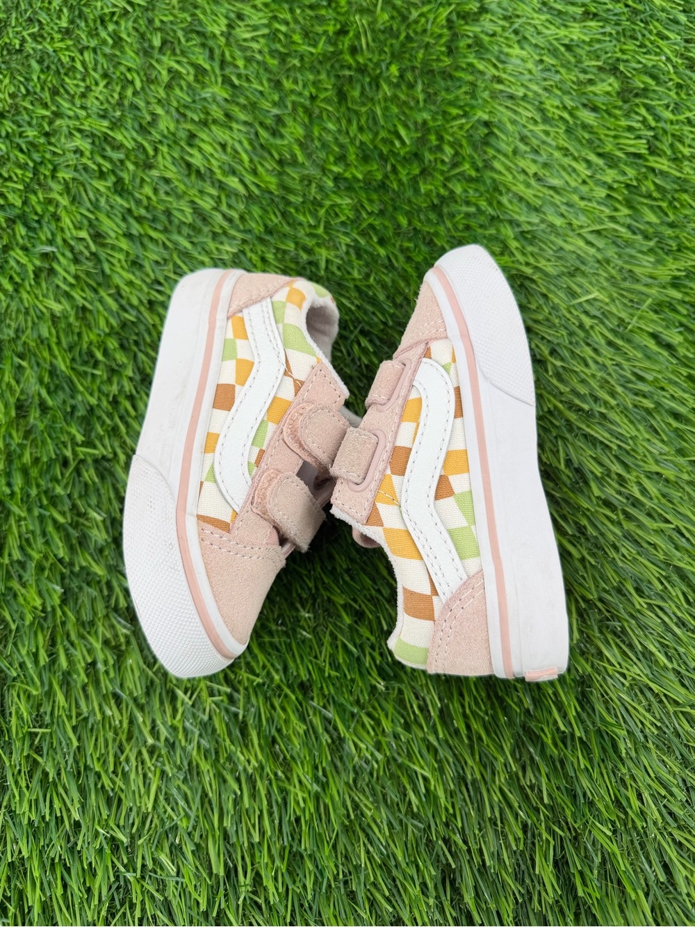 Vans Old Skool Wavy Check Pastel Sneaker Shoes